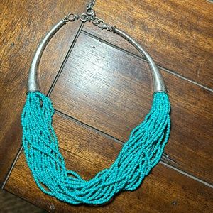 Lucky brand bead necklace